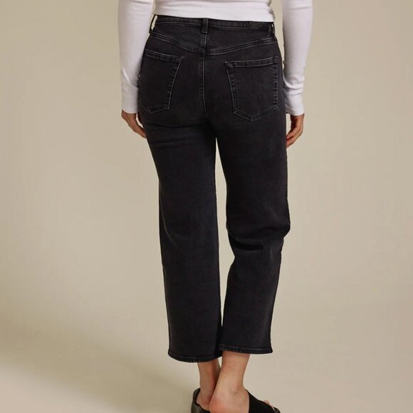 Edwin NWT Marli Wide Leg Ankle in Black Size 26 - Picture 2 of 8